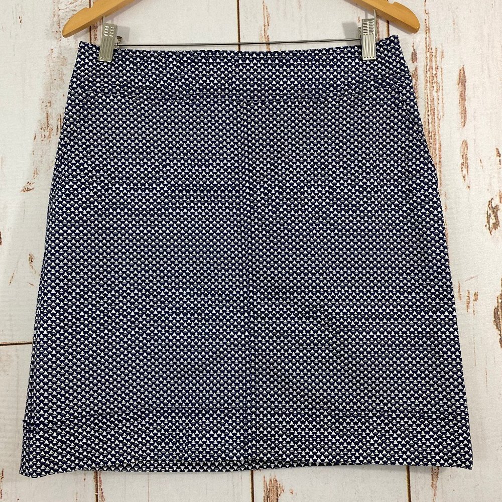 Talbots Sailboat Straight Skirt NWT